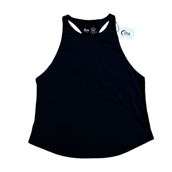 Zyia Active Tank Top Black Mesh Summer Gym Outdoors Workout Size XXL New - Picture 1 of 4